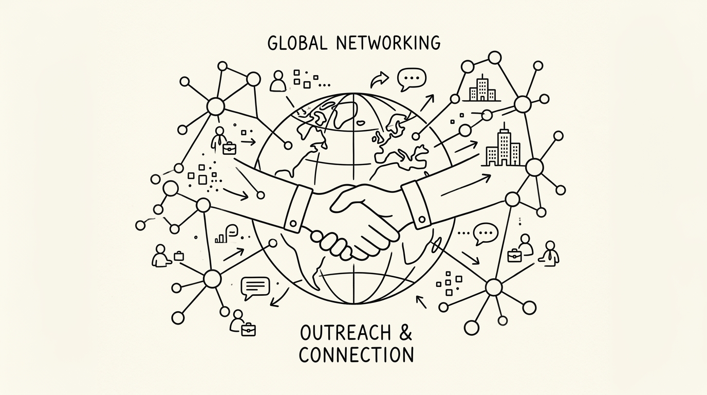 Minimalist Outreach Line Artwork